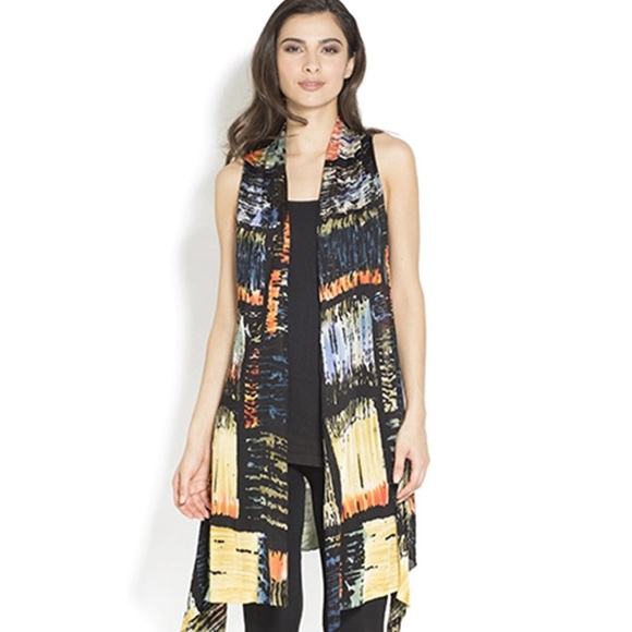 Adore Jackets & Blazers - ADORE Women’s Block Print Vest